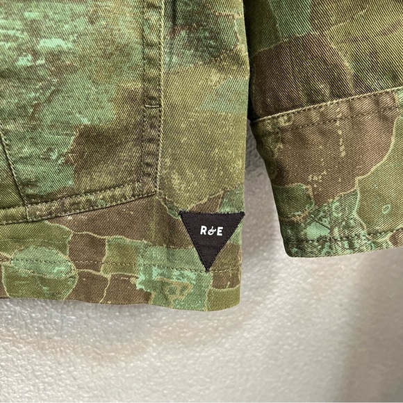 Realm & Empire Retro Mod Map Camo Combat Jacket XL - Picture 8 of 11